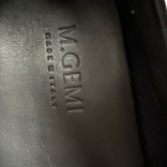 NWOT M. Gemi Black Italian Loafers - Picture 3 of 4